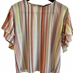 Bobeau Striped Top
